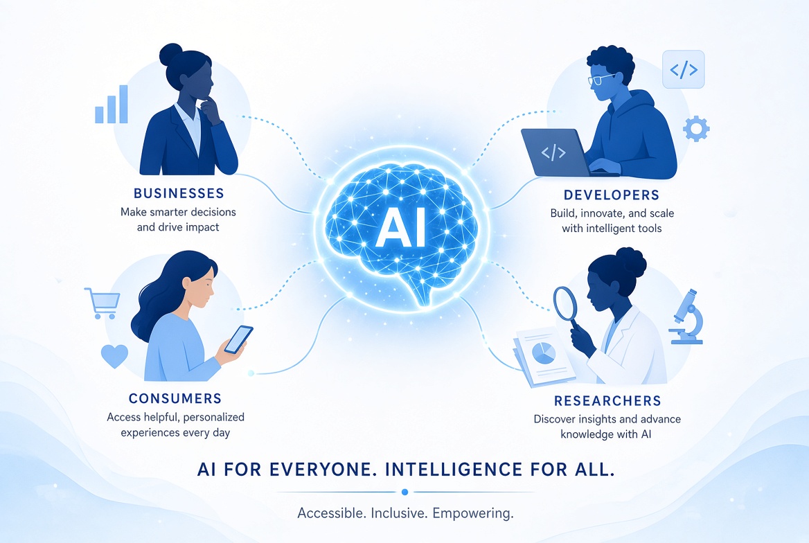 Intelligence for Everyone illustration